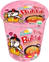 «Рамен Buldak Ramen Острый Куриный Карбонара в стакане 80 г»