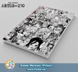 Скетчбук ( sketchbook) на пружине 80 листов Ahegao