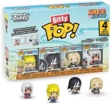 Виниловая фигурка «Funko Pop! Bitty: Naruto Shippuden - Minato Namikaze, Orochimaru, Tsunade, and Jiraiya»