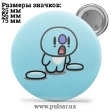 Значок BTS BT21 tape 02