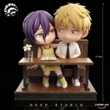 Оригинальная аниме фигурка &laquo;DEEP Studio - Reze X Denji in a Coffee Shop Chainsaw Man&raquo;