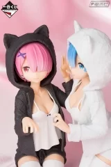 Оригинальная аниме фигурка «Ichiban Kuji Re:Zero kara Hajimeru Isekai Seikatsu - Itsu demo Anata to Isshodayo: Rem & Ram Nyanko Mode Last One Ver.»