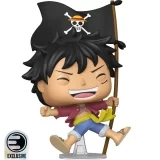 Виниловая фигурка &laquo;Funko POP! One Piece Monkey D. Luffy with Flag [Entertainment Earth Exclusive] №2214&raquo;