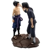 Оригинальная аниме фигурка &laquo;ICHIBAN KUJI NARUTO SHIPPUDEN - RED EYES THAT REFLECT THE SOUL - LAST ONE PRIZE - REVIBLE MOMENT - UCHIHA SASUKE & UCHIHA ITACHI&raquo;