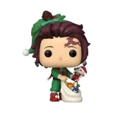 Виниловая фигурка «Funko POP Plus  Demon Slayer  - Tanjiro Kamado (Holiday Outfit) №2032»