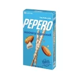 Палочки «Соломка PEPERO в белом шоколаде с миндалем Snowy Almond Lotte 32г»