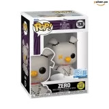 Виниловая фигурка &laquo;Funko POP! &bull; Exclusive &bull; The Nightmare Before Christmas ◉ Zero (Patchwork) (Glow) №1636&raquo;