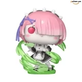 Виниловая фигурка &laquo;Funko POP! &bull; Plus &bull; Re:ZERO &minus; Starting Life in Another World ◉ Ram (Wind Magic) (Glow) №2116&raquo;