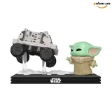 Виниловая фигурка  &laquo;Funko POP! &bull; Moment  &bull; Star Wars ◉ Grogu with Polar Mouse Droid № 840&raquo;