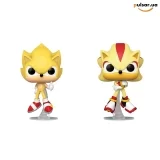 Виниловая фигурка &laquo;Funko POP! &bull; Target Exclusive &bull; Sonic The Hedgehog ◉ Super Sonic & Super Shadow 2-Pack (Flocked) №---&raquo;
