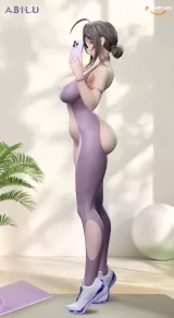 Оригинальная аниме фигурка &laquo;ABILU - Dress Up Time Jingxiang Yoga Wear Ver. X Bikini Ver. 1/4 Scale Figure&raquo;