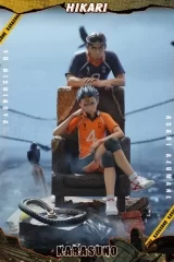Оригинальная аниме фигурка «HIKARI Studio - Haikyu!! Yu Nishinoya & Asahi Azumane»