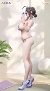 Оригинальная аниме фигурка &laquo;ABILU - Dress Up Time Jingxiang Yoga Wear Ver. X Bikini Ver. 1/4 Scale Figure&raquo;