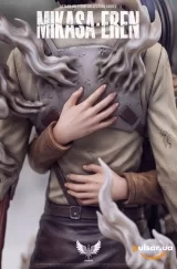 Оригинальная аниме фигурка &laquo;1/6 Scale Mikasa and Eren-Attack on Titan-Saoirse Studio&raquo;