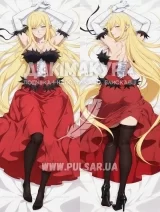 Дакимакура (подушка для объятий) 150 см &laquo;Shinobu Oshino | (Bakemonogatari) Kiss Shot Acerola-Orion Heart-Under-Blade&raquo; модель 2