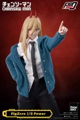 Оригинальная аниме фигурка «ThreeZero - Chainsaw Man Power»