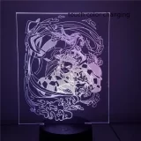 Диодный Акриловый светильник Клинок, рассекающий демонов  7 цветов tape 1