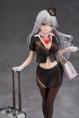 Оригинальная аниме фигурка «Awahara Shiori Stewardess ver. 1/7 Complete Figure»
