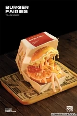 Оригинальная аниме фигурка «Burger Fairies - Yellow Deluxe Edition Complete Figure»