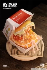Оригинальная аниме фигурка «Burger Fairies - Yellow Deluxe Edition Complete Figure»