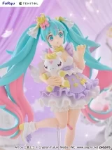Оригинальная аниме фигурка «TENITOL Hatsune Miku Yumekawa Princess Lavender ver. Complete Figure»