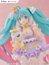 Оригинальная аниме фигурка «TENITOL Hatsune Miku Yumekawa Princess Lavender ver. Complete Figure»