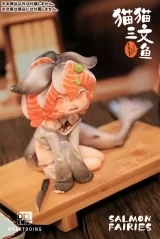 Оригинальная аниме фигурка «Salmon Spirit Silver Complete Figure»