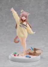Оригинальная аниме фигурка «My Cat Is A Kawaii Girl KINAKO -Play With Ver.- PVC Figure (1:6 Scale)»