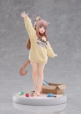 Оригинальная аниме фигурка «My Cat Is A Kawaii Girl KINAKO -Play With Ver.- PVC Figure (1:6 Scale)»