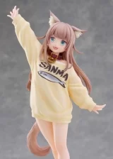 Оригинальная аниме фигурка «My Cat Is A Kawaii Girl KINAKO -Play With Ver.- PVC Figure (1:6 Scale)»