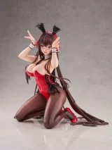 Оригинальная аниме фигурка «Amakano 2+ Yuuhi Kurohime Bunny Suit ver. 1/4 Complete Figure»