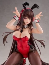 Оригинальная аниме фигурка «Amakano 2+ Yuuhi Kurohime Bunny Suit ver. 1/4 Complete Figure»