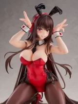 Оригинальная аниме фигурка «Amakano 2+ Yuuhi Kurohime Bunny Suit ver. 1/4 Complete Figure»