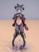 Оригинальная аниме фигурка «Apprentice Witch Hoshikawa Neco 1/12 Complete Model Action Figure Black Hair Ver»