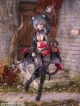 Оригинальная аниме фигурка «Apprentice Witch Hoshikawa Neco 1/12 Complete Model Action Figure Black Hair Ver»