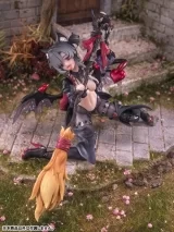 Оригинальная аниме фигурка «Apprentice Witch Hoshikawa Neco 1/12 Complete Model Action Figure Black Hair Ver»