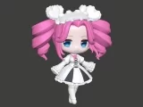 Оригинальная аниме фигурка «Plafia Tohoku Zunko Zundamon Project Shikoku Metan (Mini Figure Bundled Set) 1/12 Plastic Model»