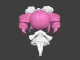 Оригинальная аниме фигурка «Plafia Tohoku Zunko Zundamon Project Shikoku Metan (Mini Figure Bundled Set) 1/12 Plastic Model»