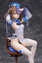 Оригинальная аниме фигурка «Anmi original blue jiangshi 1/7 Complete Figure»