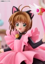 Оригинальная аниме фигурка «POP UP PARADE Cardcaptor Sakura Clow Card Arc Sakura Kinomoto: Black Cat Costume Ver. L Size»