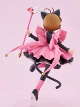Оригинальная аниме фигурка «POP UP PARADE Cardcaptor Sakura Clow Card Arc Sakura Kinomoto: Black Cat Costume Ver. L Size»