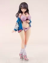 Оригинальная аниме фигурка «Sukajan Jacket Kanojo wa Cool de Itai! Kyouka Kagura 1/6 Complete Figure»