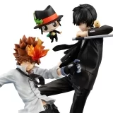 Оригинальная аниме фигурка «G.E.M. Series Reborn! Tsunayoshi Sawada & Kyoya Hibari & Reborn Set Complete Figure»