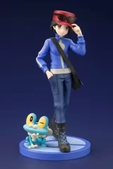 Оригинальная аниме фигурка «ARTFX J "Pokemon" Series Karumu with Froakie 1/8 Complete Figure»