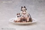 Оригинальная аниме фигурка «DLC Series Tea Time Cats x Siamese Cat Azuki-san Friendship Collaboration Exclusive Set Complete Figure»