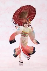 Оригинальная аниме фигурка «KDcolle A Certain Scientific Railgun T Mikoto Misaka Furisode Kimono ver. 1/7 Complete Figure»