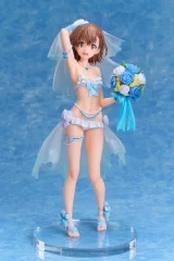 Оригинальная аниме фигурка «Toaru Kagaku no Railgun T Mikoto Misaka Wedding Swimsuit Ver. 1/7 Complete Figure»