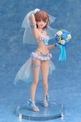 Оригинальная аниме фигурка «Toaru Kagaku no Railgun T Mikoto Misaka Wedding Swimsuit Ver. 1/7 Complete Figure»
