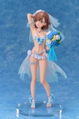 Оригинальная аниме фигурка «Toaru Kagaku no Railgun T Mikoto Misaka Wedding Swimsuit Ver. 1/7 Complete Figure»