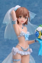 Оригинальная аниме фигурка «Toaru Kagaku no Railgun T Mikoto Misaka Wedding Swimsuit Ver. 1/7 Complete Figure»